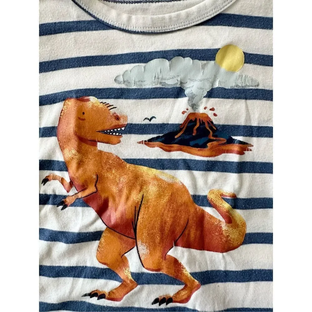 Gap Organic Cotton Short-sleeve Dinosaur T-shirt, Sz: 5